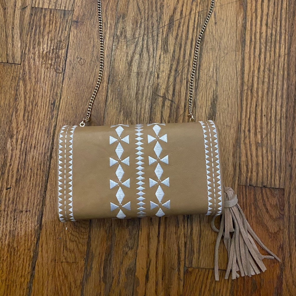 INC beige purse